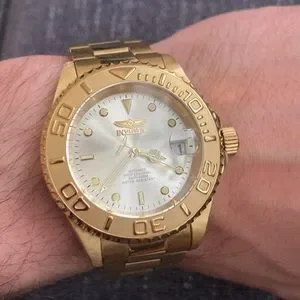 Invicta Pro Diver Coin Edge Automatic Men s Watch 40mm Gold 9010OB